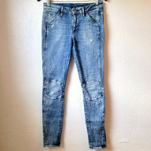G-Star Raw Mid Skinny 5622 blue jeans size 29 width 32 length